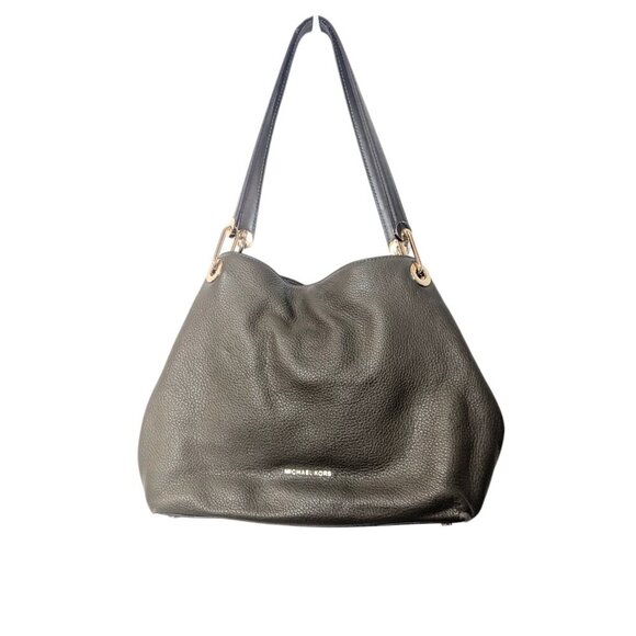 Michael Kors Raven Large Pebble Leather Tote Mushroom (color) - Picture 1 of 7